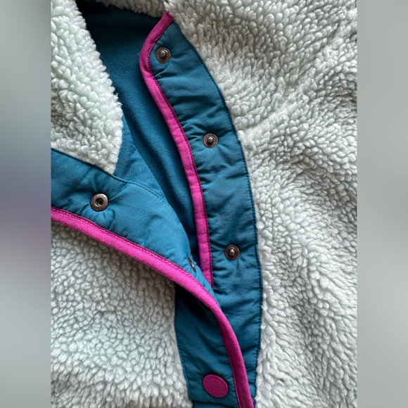 Llbean L.L. BEAN Sherpa pullover women’s large blue - Picture 8 of 9